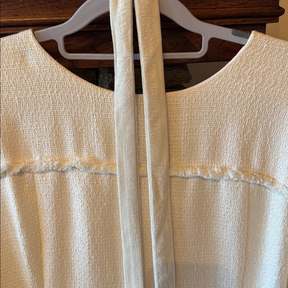 Dainty Jewels  Elegant creamy White Long-Sleeve Dress NWT - Picture 3 of 6